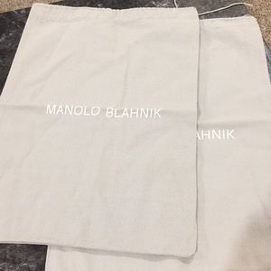 2 Manolo Blahnik Dust Bags